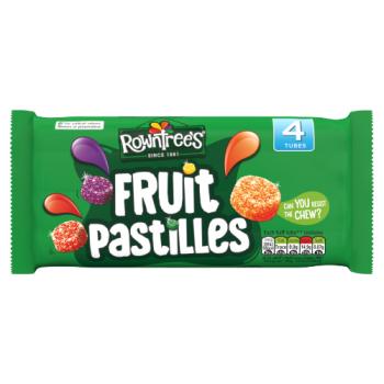 Rowntree's Fruit Pastilles Sweets Multipack 4 Pack 52.5g