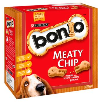 Bonio Dog Biscuit Meaty Chip 375g