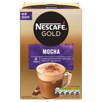 Nescafe Gold Mocha Instant Coffee 8 x 22g Sachets