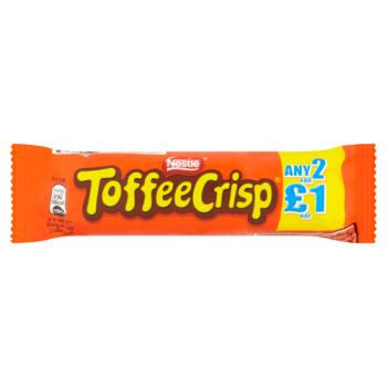 Toffee Crisp Milk Chocolate Bar 38g PM 2 for £1
