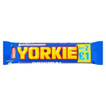 Yorkie Milk Chocolate Bar 46g PM 2 for £1