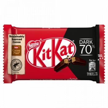 Kit Kat 4 Finger 70% Dark Chocolate Bar 41.5g