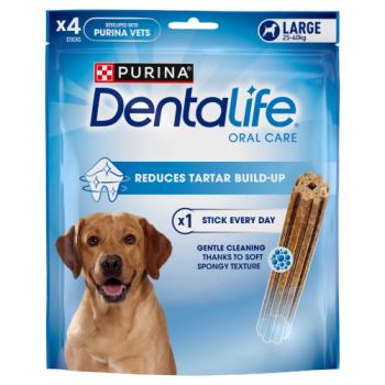 DENTALIFE Large Dental Chicken Dog Chews 4 Sticks