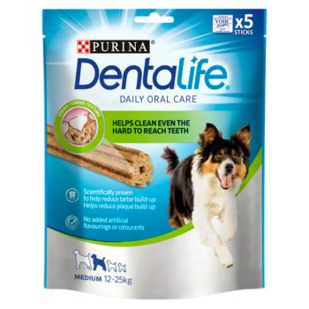 DENTALIFE Medium Dog Treat Dental Chew 5 Stick