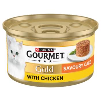 GOURMET Gold Savoury Cake Chicken Wet Cat Food 85g