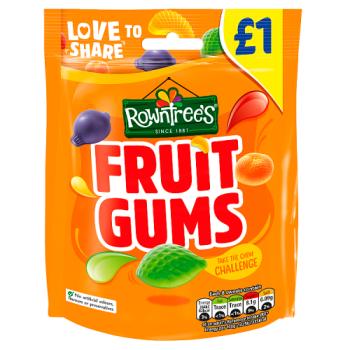 Rowntree's Fruit Gums Sweets Sharing Bag 120g PMP £1