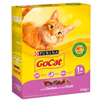 Go-cat With Chicken And Duck Dry Cat Food 340g