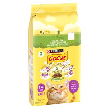 Go-Cat with a Tasty Duck and Chicken Mix 1+ Years Adult 2kg