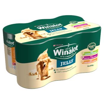 Winalot Hearty Duo Tinned Dog Food Mixed In Jelly 6 X 400g