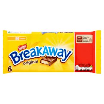 Breakaway Milk Chocolate Biscuit Bar Multipack 6 Pack Pmp £1