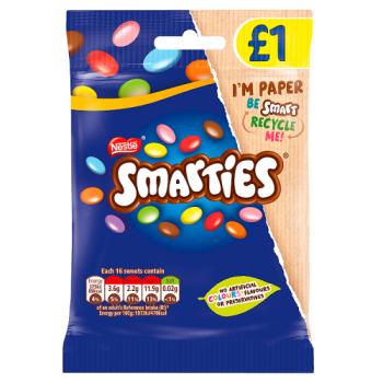 Smarties Milk Chocolate Sharing Bag 87g PMP £1