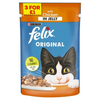 Felix Pouch Chicken 3for£1