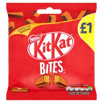 Kitkat Bites Milk Chocolate Sharing Bag 81g £1