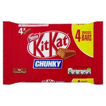 Kit Kat Chunky Milk Chocolate Bar 4 x 32g 