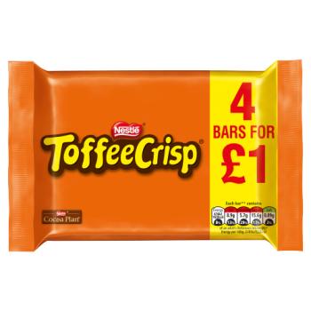 Nestle Toffee Crisp 4pk Pm£1