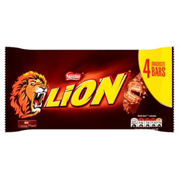 Lion Milk Chocolate Bar Multipack 30g 4 Pack