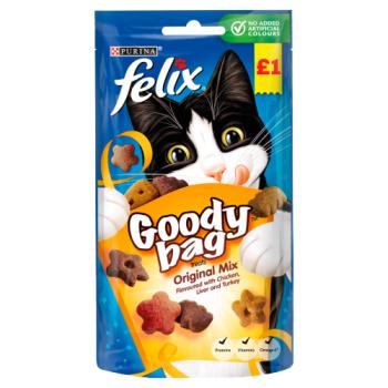 Felix Goody Bag Cat Treats Original Mix 60g