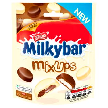 Milkybar Mix Ups White & Milk Chocolate Sharing Pouch 95g