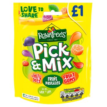 Rowntree's Pick & Mix Sweets Sharing Bag 120g PMP £1
