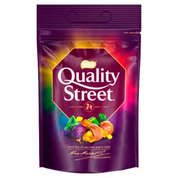 Quality Street Christmas Chocolate Toffee & Cremes Sharing Pouch 450g