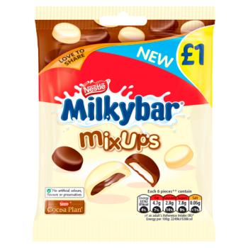 Milkybar Mix Ups £1      Bag