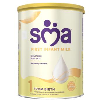SMA 1 from Birth First Infant Milk 800g