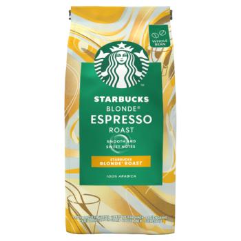 Starbucks Blonde Espresso Roast Blonde Roast Whole Bean Coffee, Bag 200g