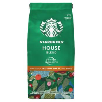 Starbucks House Blend Medium Roast Ground Coffee, Bag 200g