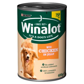WINALOT Classics Tinned Dog Food Chicken in Jelly 400g