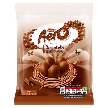 Aero Milk Chocolate Mini Eggs Sharing Bag 70g