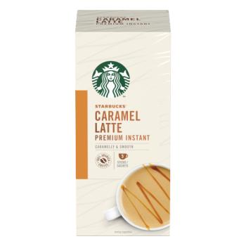 Starbucks Caramel Latte Premium Instant Coffee 5 X 21.5g Sachets