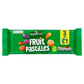 Rowntree's Fruit Pastilles Sweets Multipack 3 Pack 45g PM £1