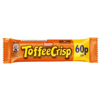 Toffee Crisp Milk Chocolate Bar 38g Pmp 60p