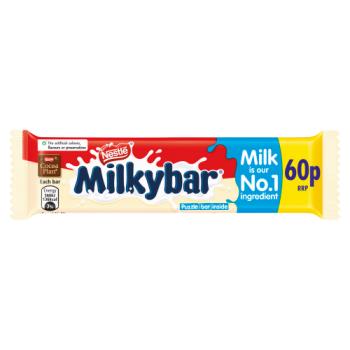 Milkybar White Chocolate Medium Bar 25g PMP 60p