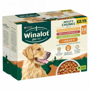 Winalot Dog Food Pouches Mixed In Gravy 12 X 100g Pmp