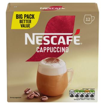 Nescafé Cappuccino 12 x 15.5g (186g)
