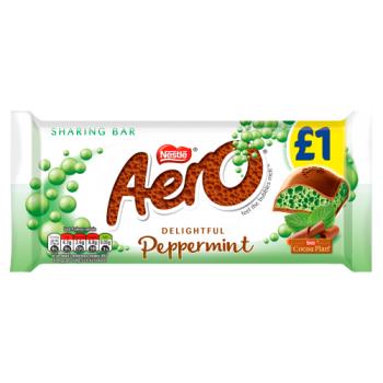 Aero Peppermint Mint Chocolate Sharing Bar 90g PMP £1