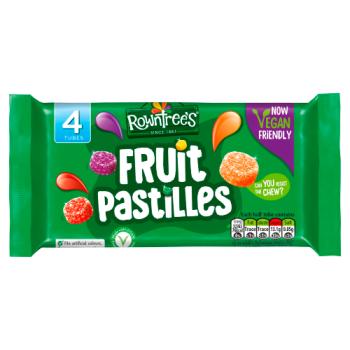 Rowntrees Fruit Pastille Vegan 4pk