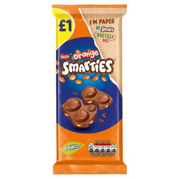 Smarties Orange Chocolate Sharing Block 90g