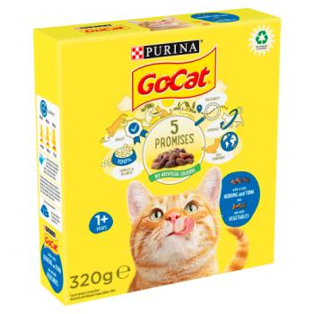Go-Cat With a Tasty Herring and Tuna Mix and with Vegetables 1+ Years 320g
