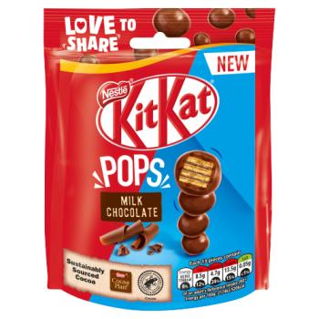 Kit Kat Pops Milk Chocolate Biscuit Sharing Bag 100g