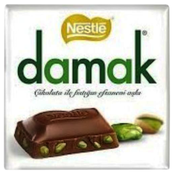 Nestle Damak Fine Chocolate with Pistachios 60g 