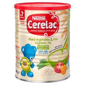 Cerelac Infant Cereals with Milk Mixed Vegetables & Rice from 6 Months 400g