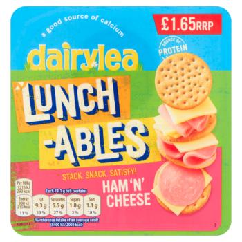 Dairylea Lunchables Ham 'n' Cheese 74.1g PM £1.65