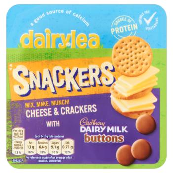 Dairylea Snackers Buttons Dairy Snack 64.2g