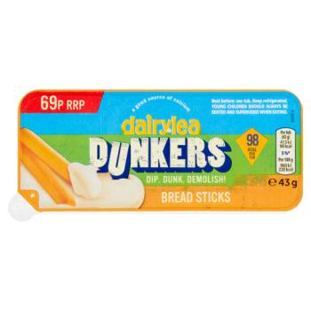 Dairylea Dunkers Breadsticks Cheese Snack 69p 43g