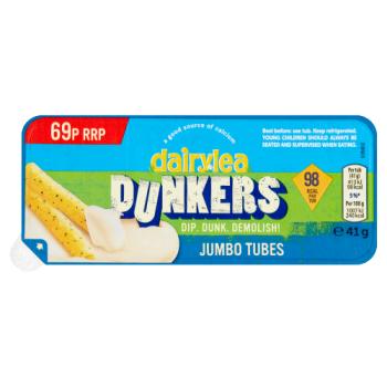 Dairylea Dunkers Jumbo Tubes Cheese Snack 69p 41g