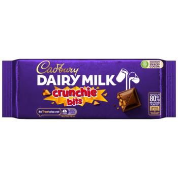 Cadbury Crunchie Chocolate Bar 180g