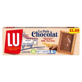 Petit Ecolier Milk Chocolate Topping Biscuits 150g