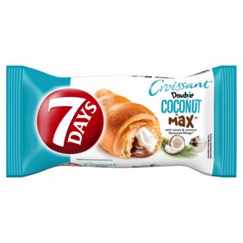 7 Days Croissant Double Coconut Max with Cocoa & Coconut Flavoured Fillings 80g